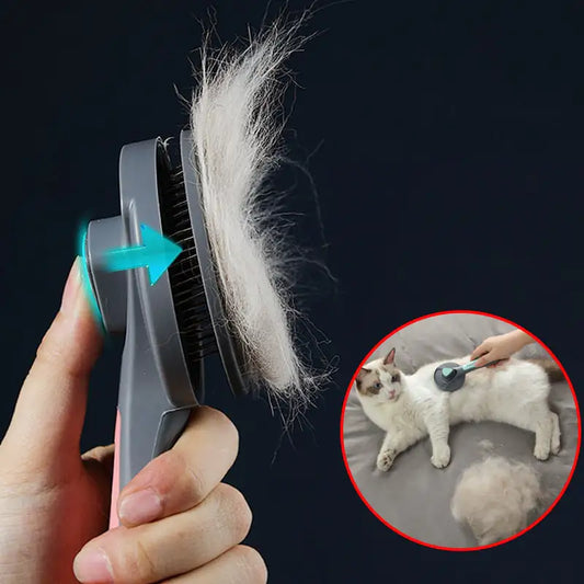 Pet Grooming Glove – Comb & massage while you pet | Easy fur removal