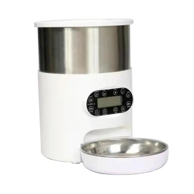 “Automatic Cat Feeder – Dispenses food on schedule | 4L capacity”
