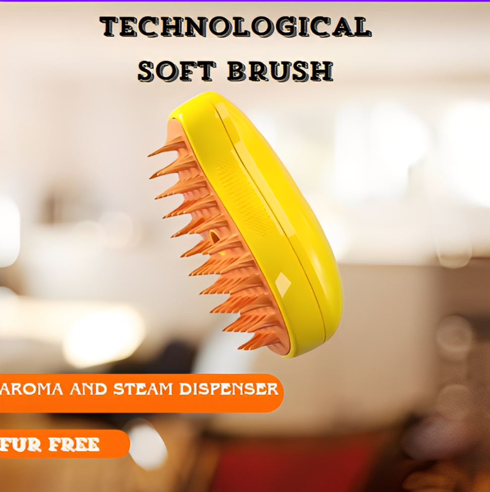 Electric Pet Brush – USB rechargeable | Reduces shedding up to 90%