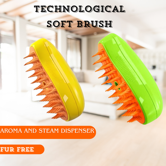 Electric Pet Brush – USB rechargeable | Reduces shedding up to 90%